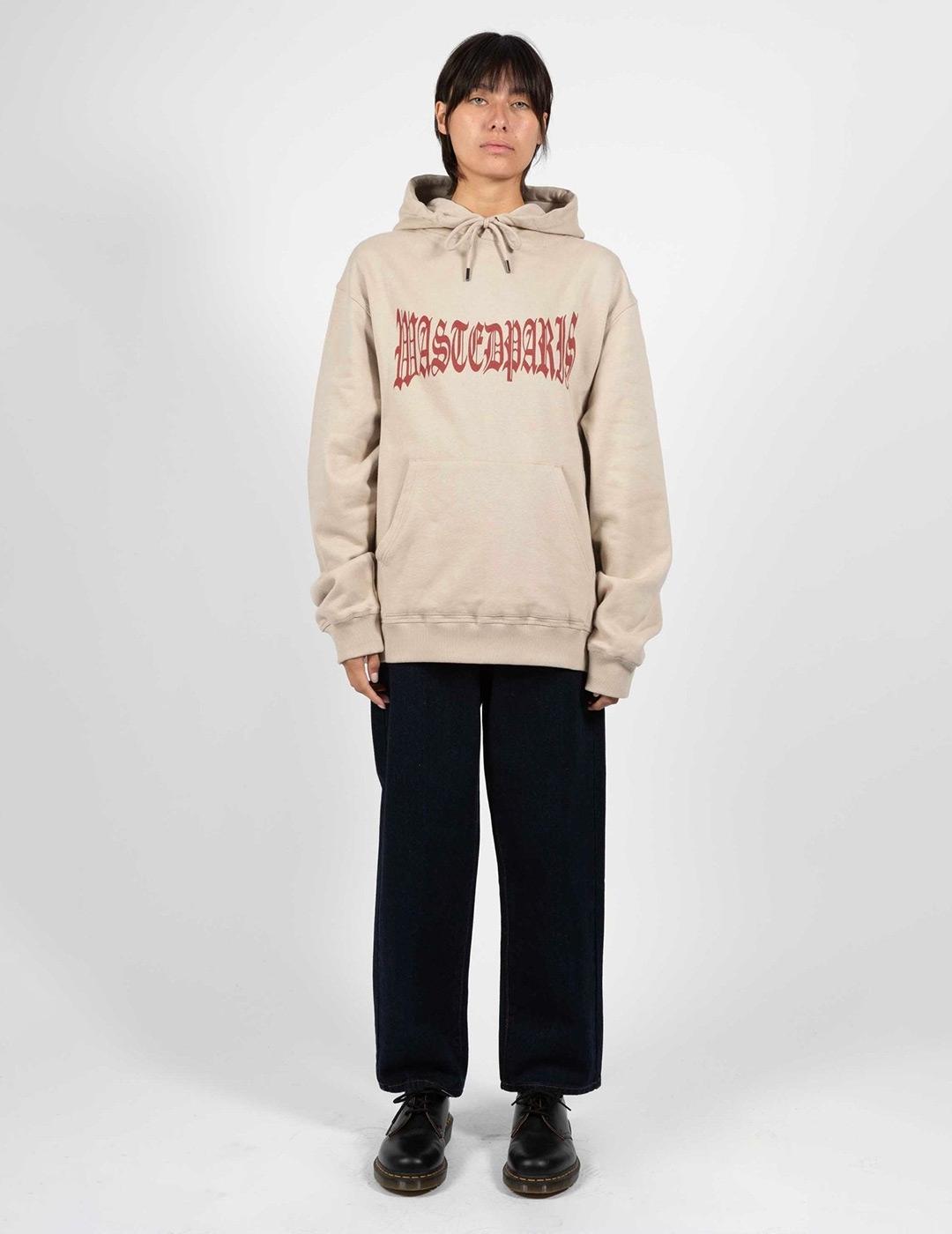 Sudadera Capucha WASTED PARIS FATE - Taupe