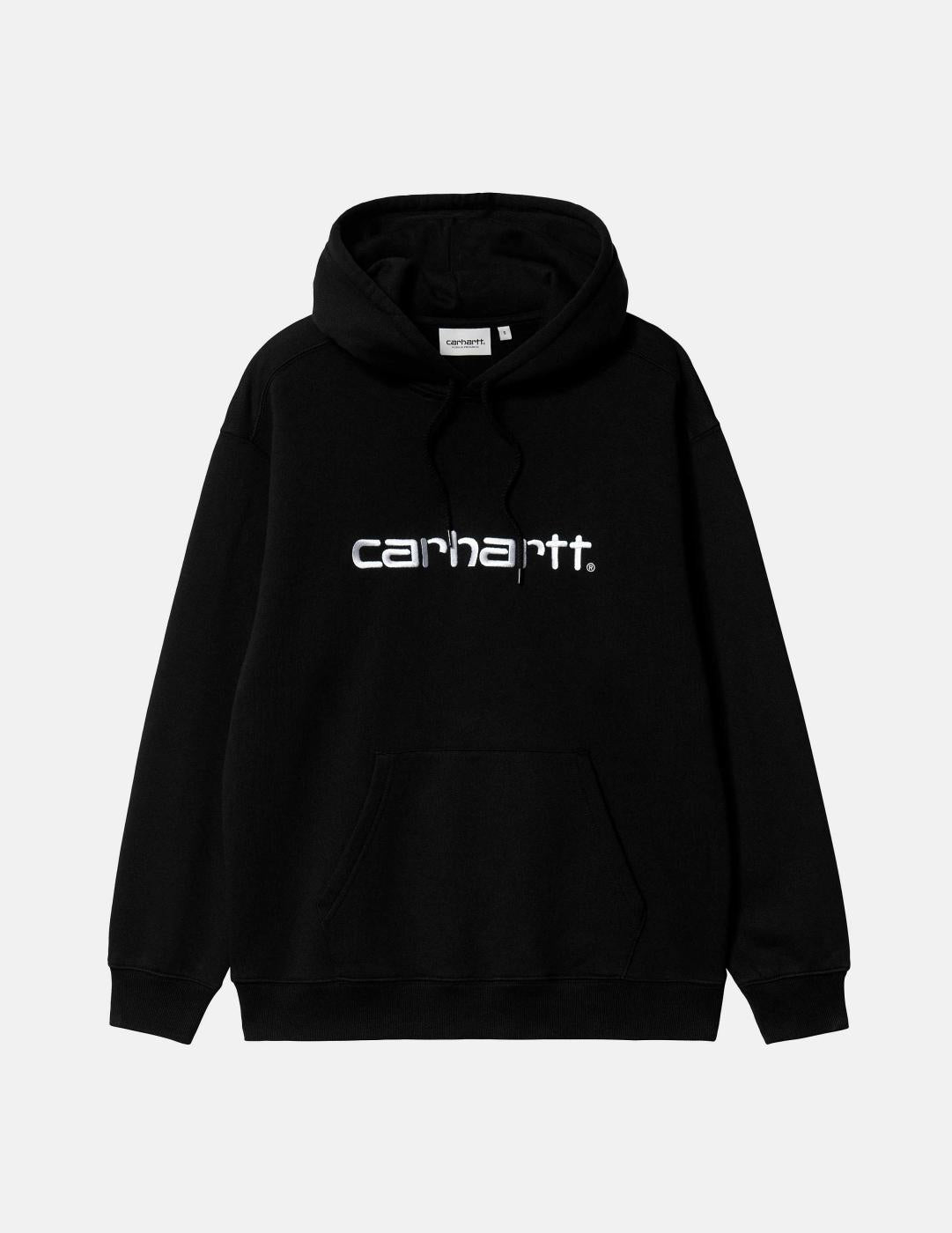 Sudadera CARHARTT WIP W' HOODED - Black / White