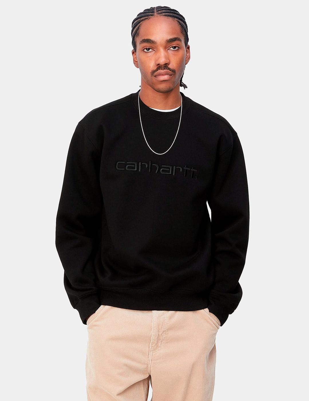 Sudadera Crew CARHARTT SWEAT - Black/Black