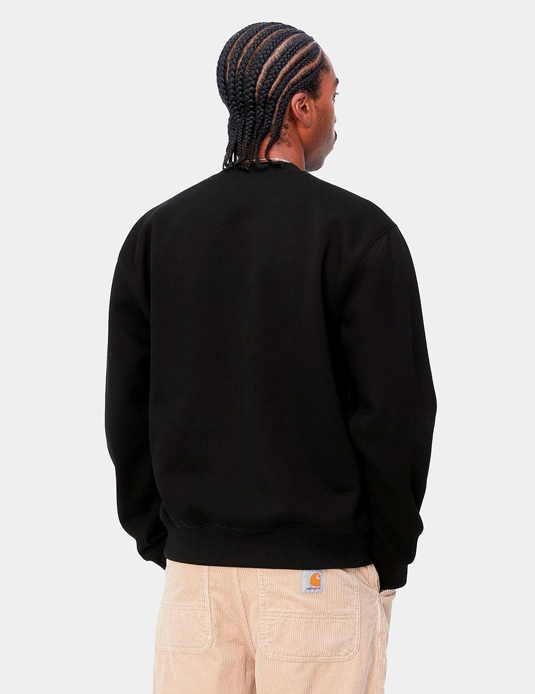 Sudadera Crew CARHARTT SWEAT - Black/Black
