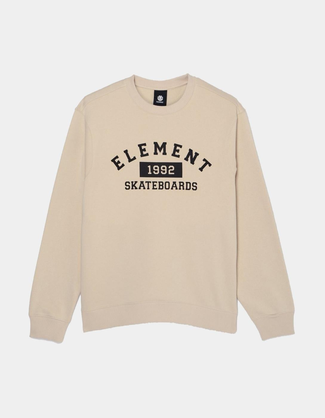 Sudadera Crew ELEMENT HOME TEAM - Oat Milk