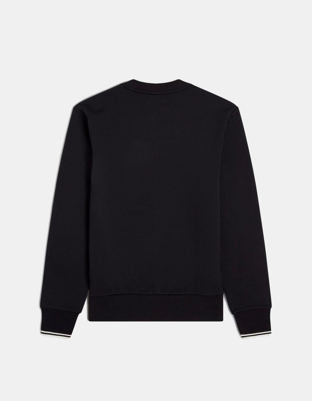 Sudadera Crew FRED PERRY M7535 - Black