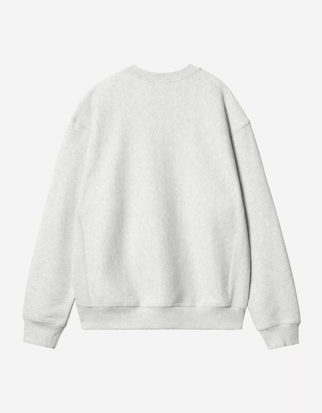 Sudadera Crew MACK SWEAT - Ash Heather / Black