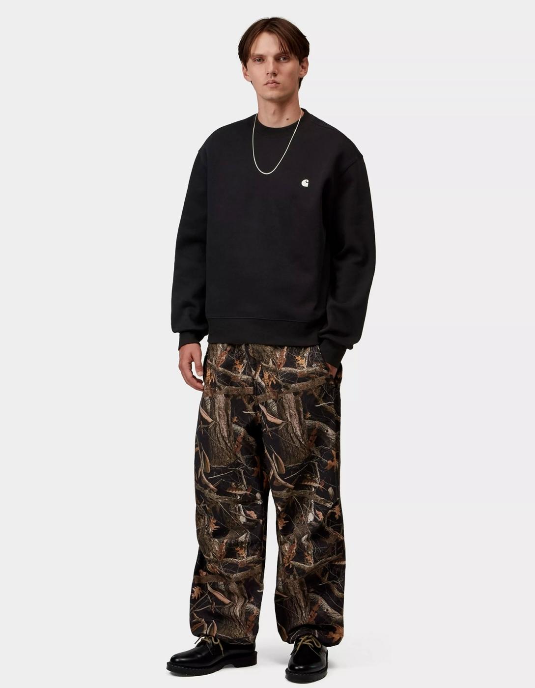 Sudadera Crew MACK SWEAT - Black / Wax