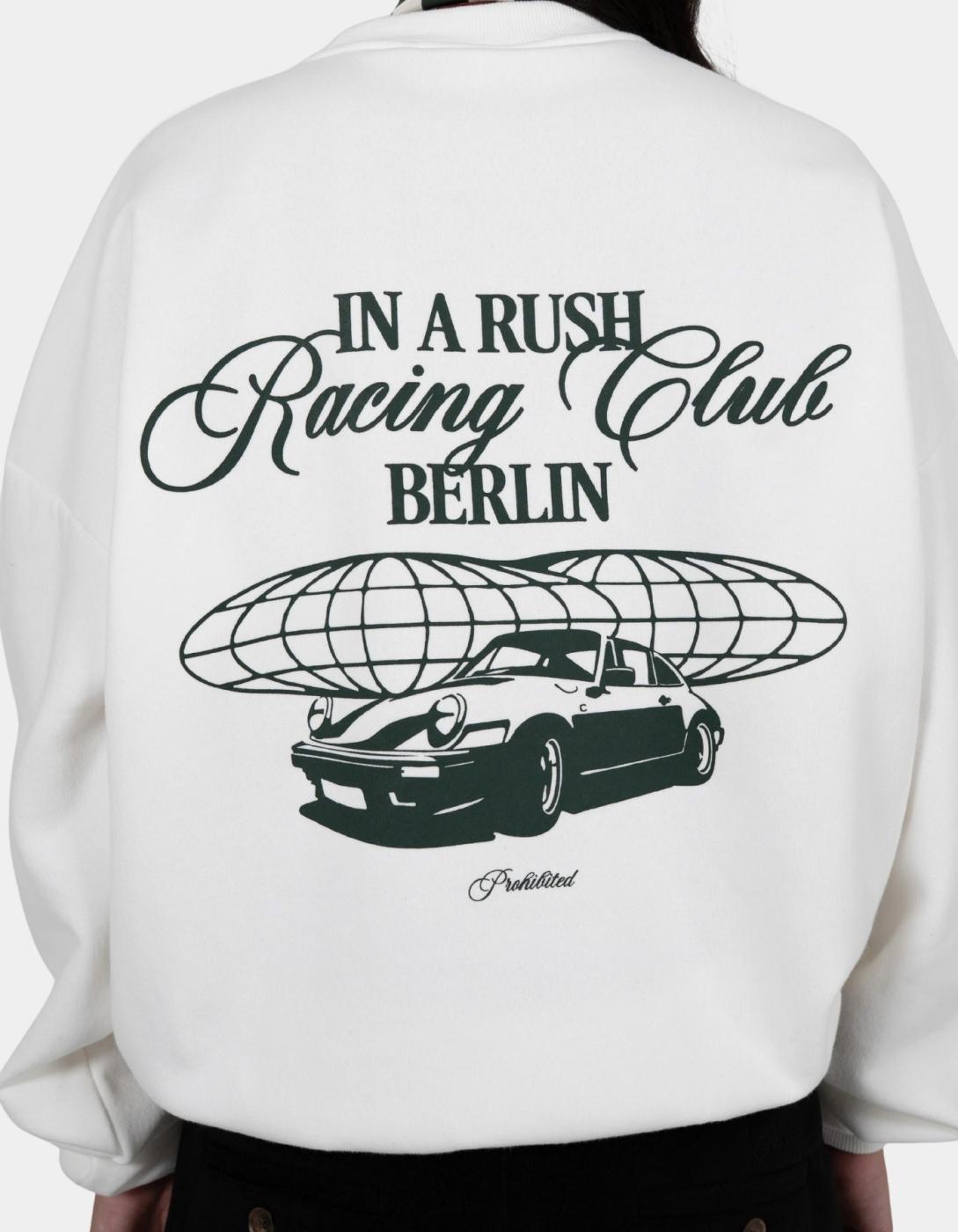 Sudadera Crew PROHIBITED IN A RUSH - Off White