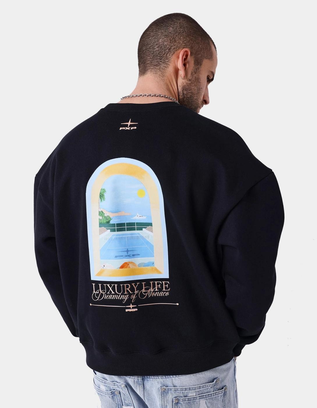Sudadera Crew PROJECT X PARIS 2622342 - Negro