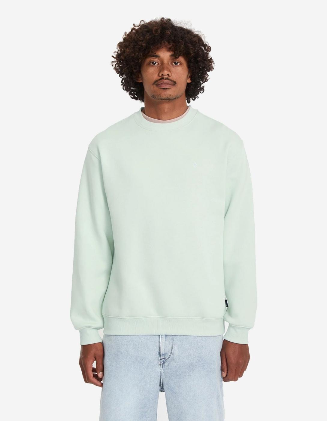 Sudadera Crew VOLCOM SINGLE STONE - Pale Aqua