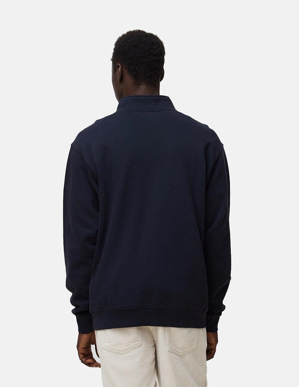 Sudadera Half Zip BLUE BANANA LOGO - Navy