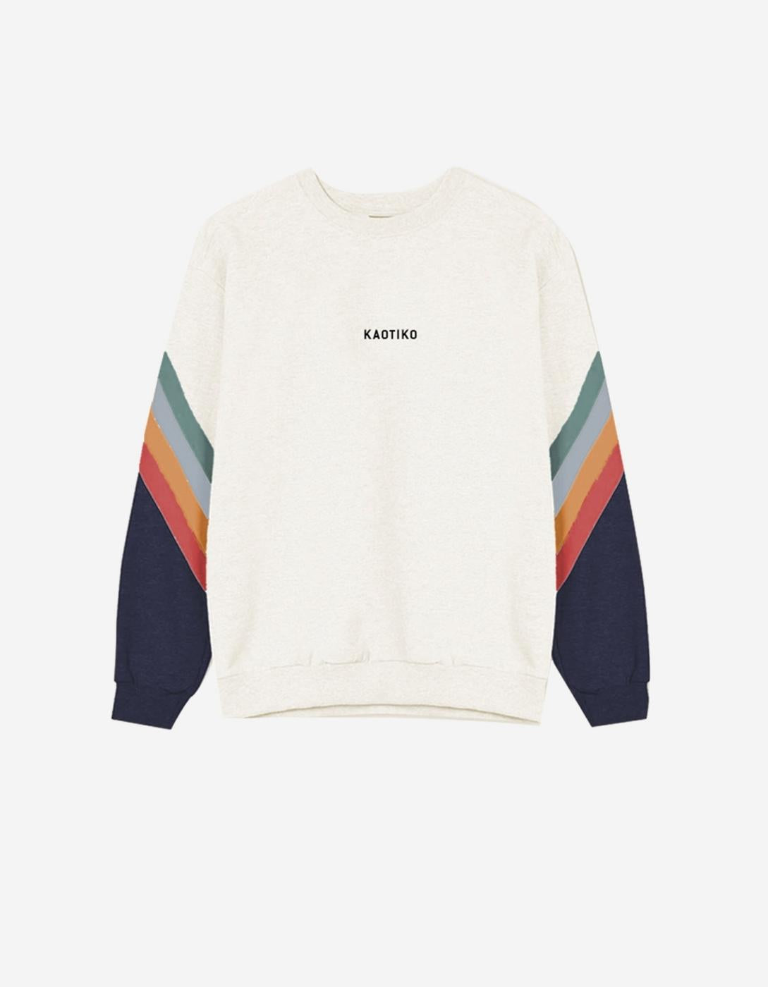 Sudadera KAOTIKO WALKER - Ivory/Heura/Steel/Saffron