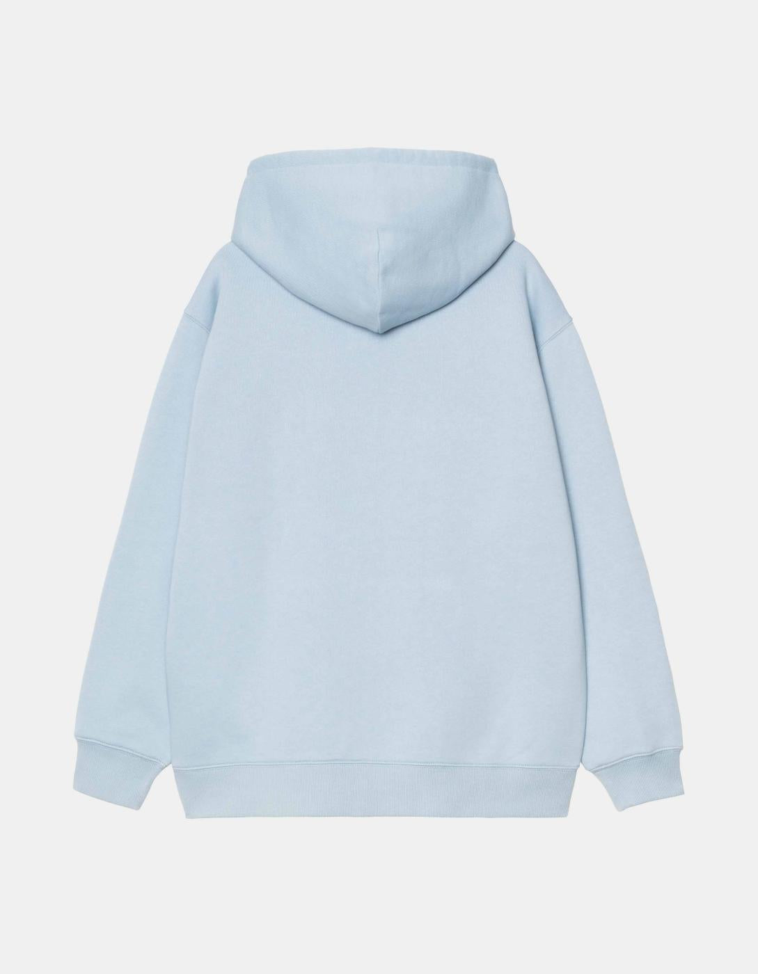 Sudadera W' CARHARTT WIP HOODED CARHARTT- Blue Fog / Pale