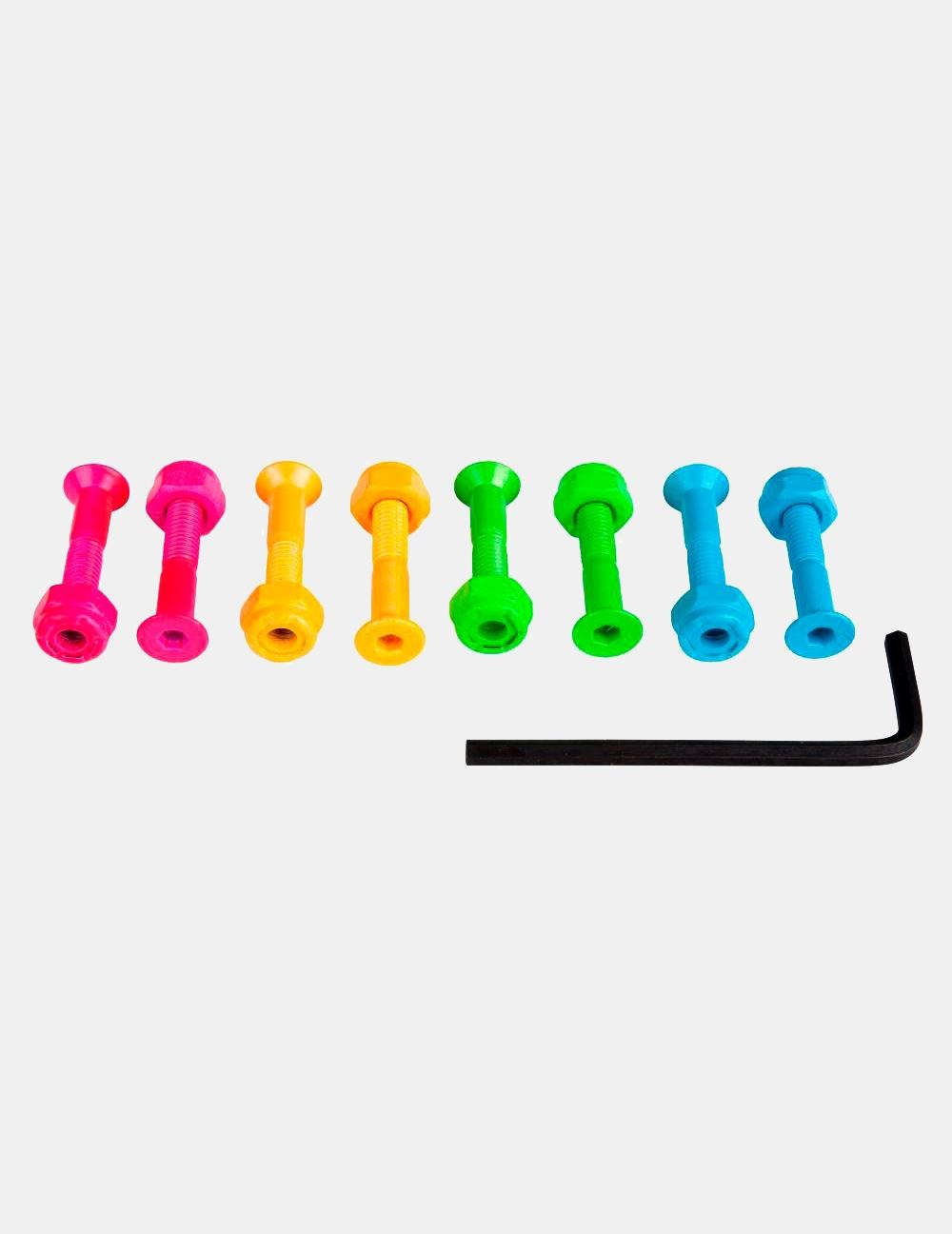 Tornillos SUSHI Allen Coloured 8 un - Pk Gr Or Bl