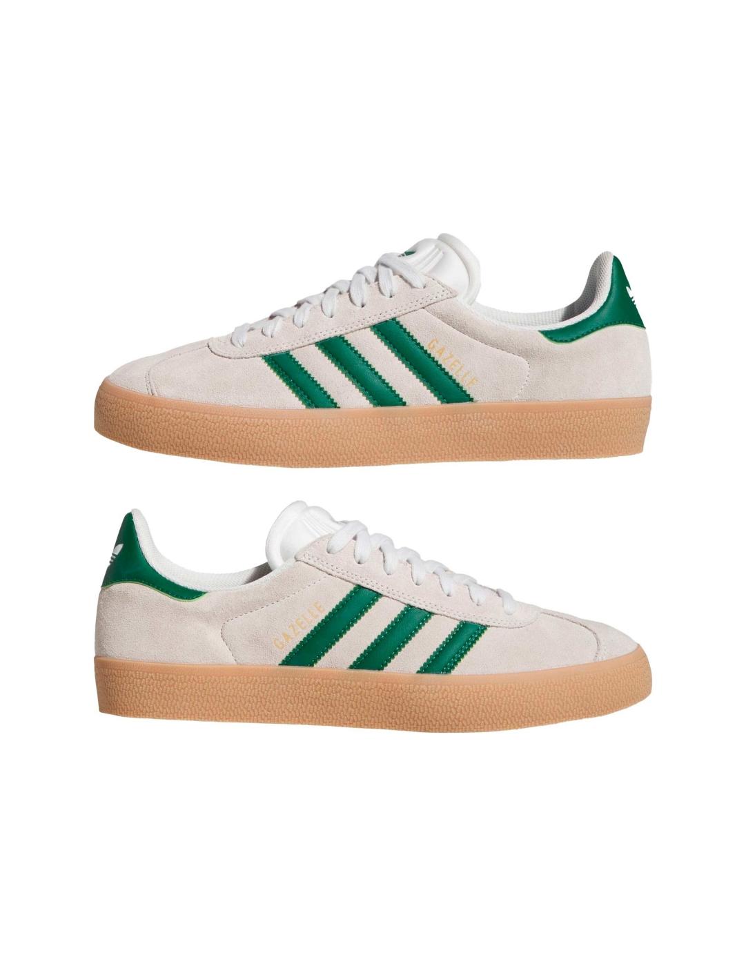 Zapatillas ADIDAS GAZELLE ADV - Crystal White/Gum