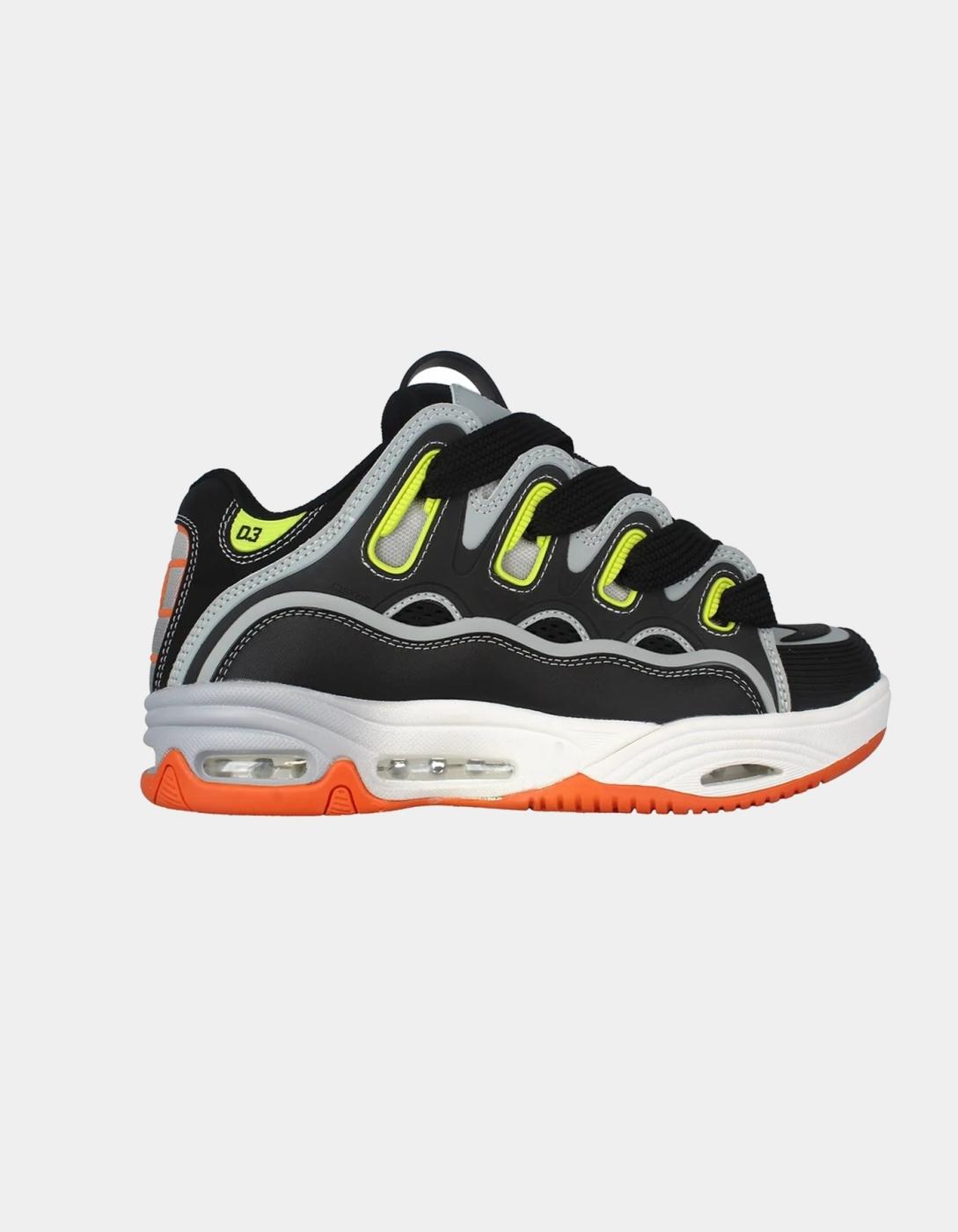 Zapatillas D3 2001 - Black/Grey/Orange