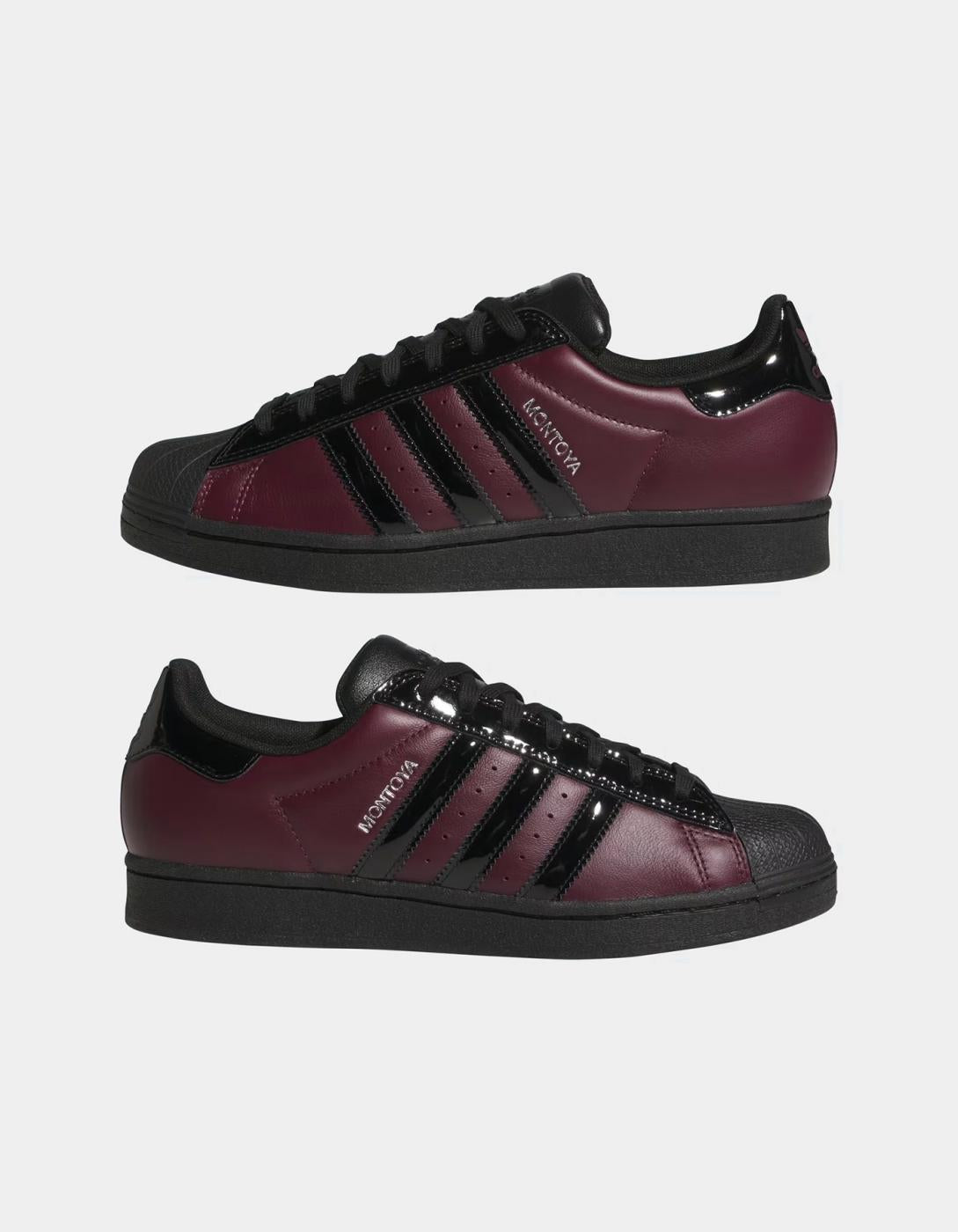 Zapatillas SUPERSTAR X MARCOS - Maroon/Black/Maroo