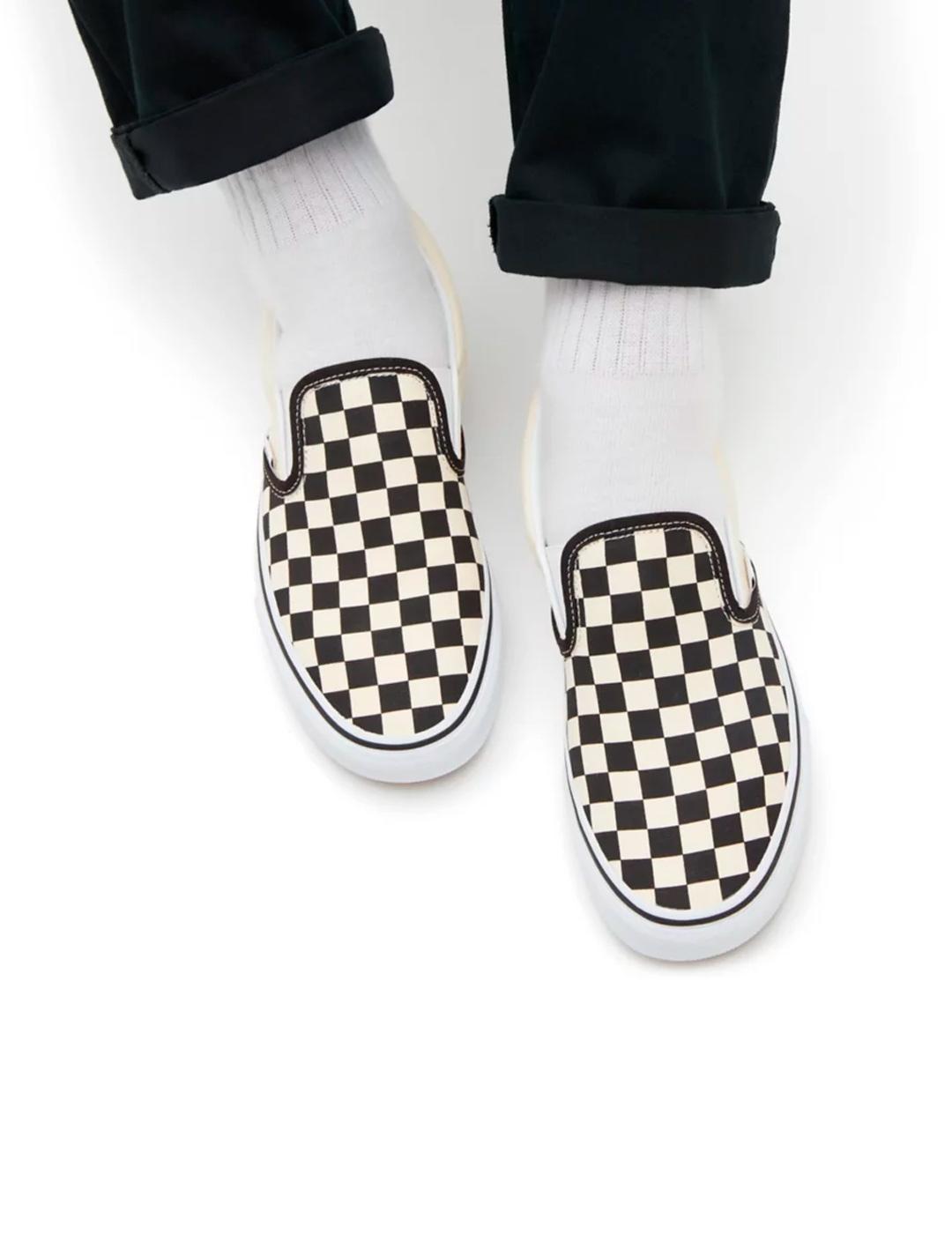 Zapatillas VANS SLIP-ON - Black/White Check
