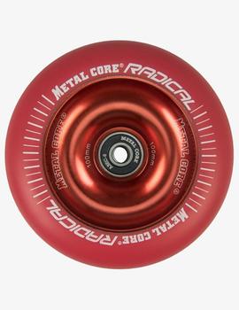 Rueda Metal Core RADICAL 100MM - Rojo Fluor