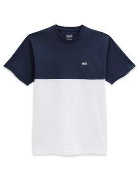 Camiseta VANS COLORBLOCK  - White/Dress Blues