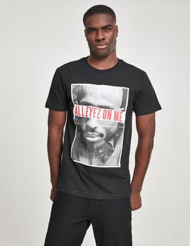 Camiseta MISTERTEE 2PAC ALL EYEZ ON ME - Negro
