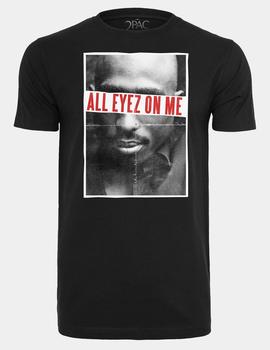 Camiseta MISTERTEE 2PAC ALL EYEZ ON ME - Negro