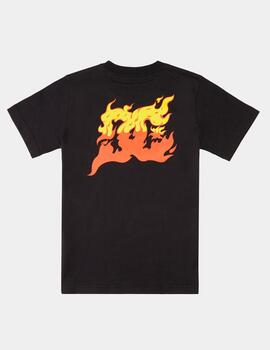 Camiseta DC SHOES BURNER - Black (JUNIOR)