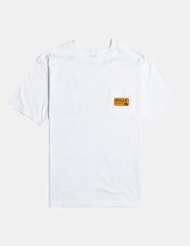 Camiseta RVCA SNAKE CONTRO - White