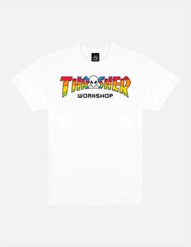 Camiseta THRASHER SPECTRUM - Blanco