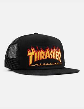 Gorra Thrasher FLAME SNAPBACK - Negro