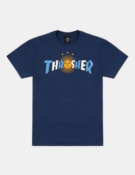 Camiseta THRASHER ARGENTINA - Navy Blue
