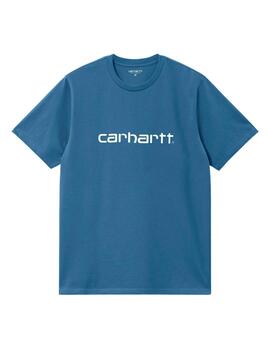 Camiseta CARHARTT SCRIPT - Sorrent / White