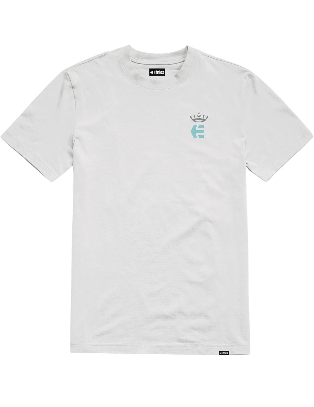 Camiseta ETNIES AG - White/Powder