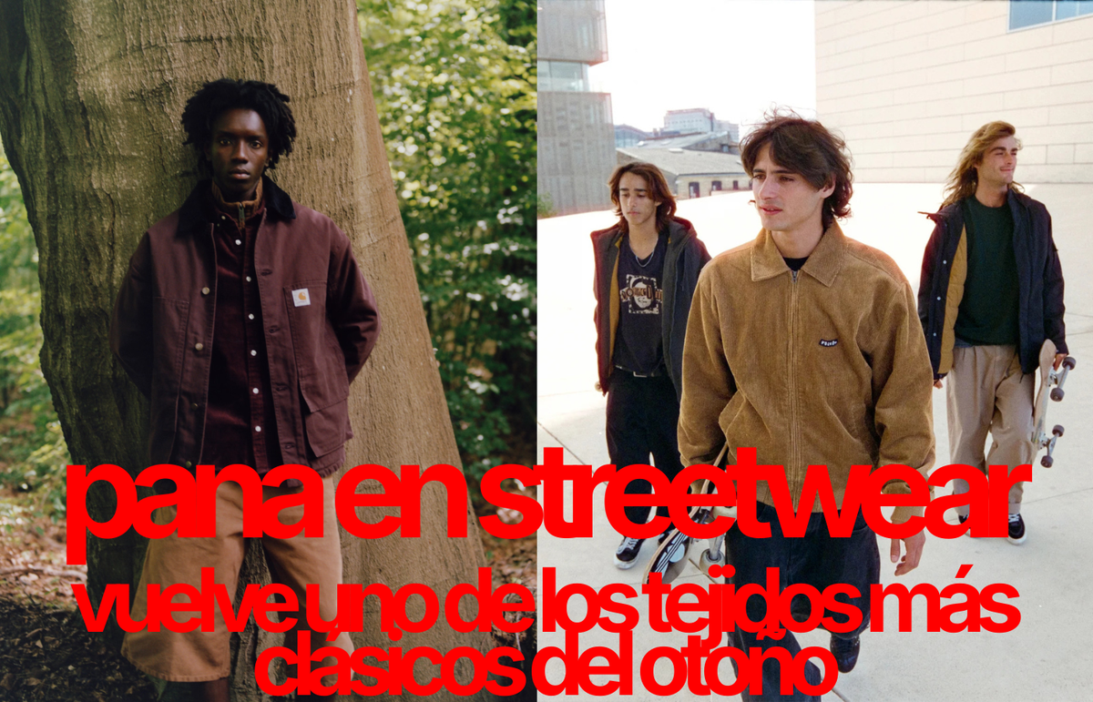Pana en streetwear: por qué vuelve uno de los tejidos más clásicos del otoño