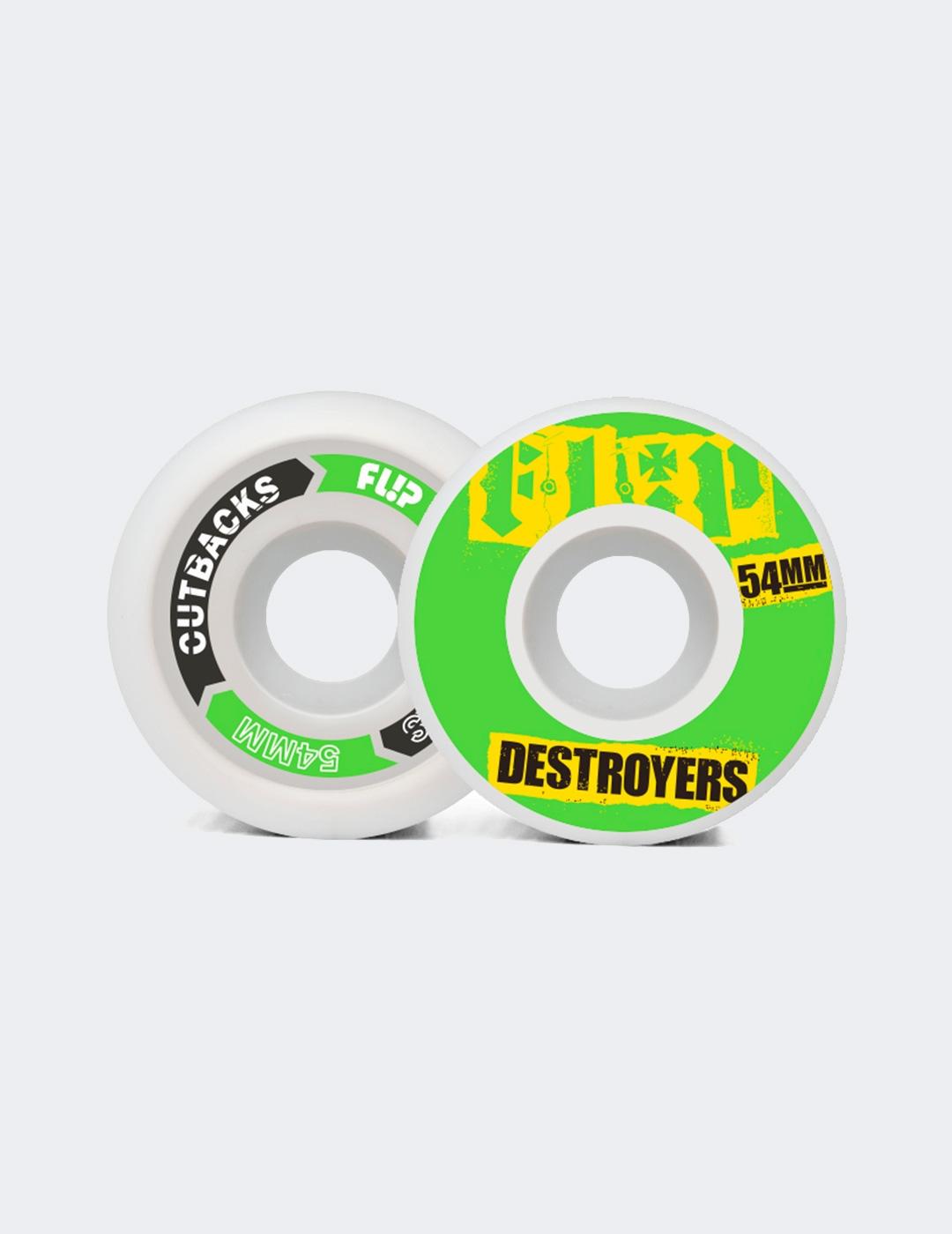 Ruedas CUTBACK DESTROYERS 54mm 99a Green (4 ruedas)