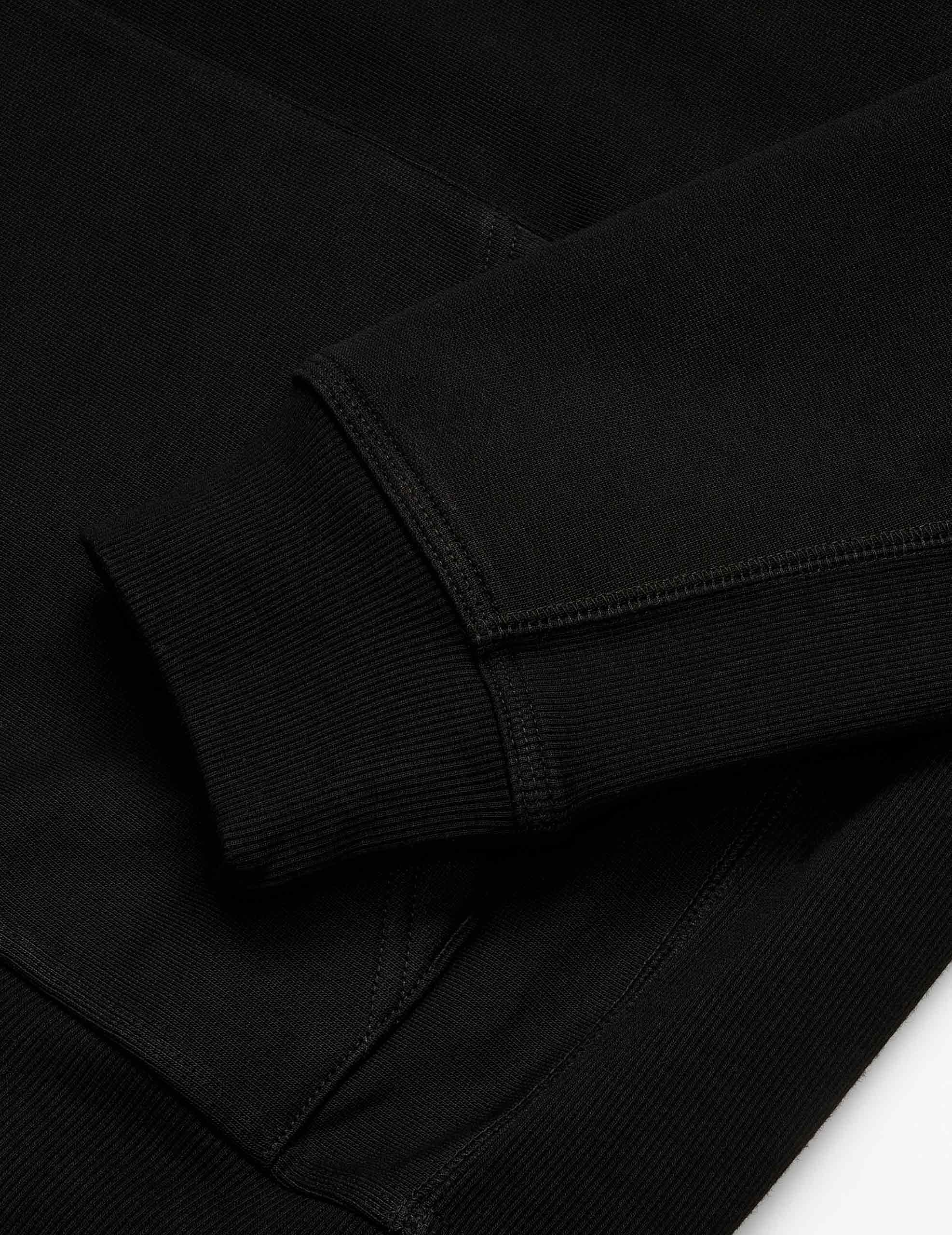 Sudadera Capucha AMERICAN SCRIPT - Black