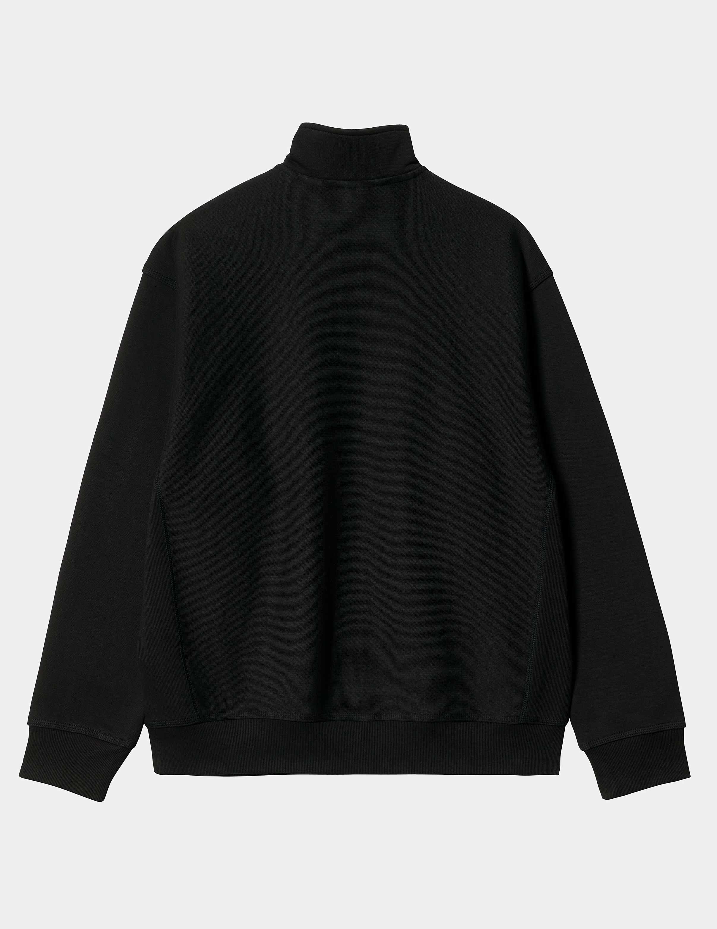 Sudadera HALF ZIP AMERICAN SCRIPT - Black