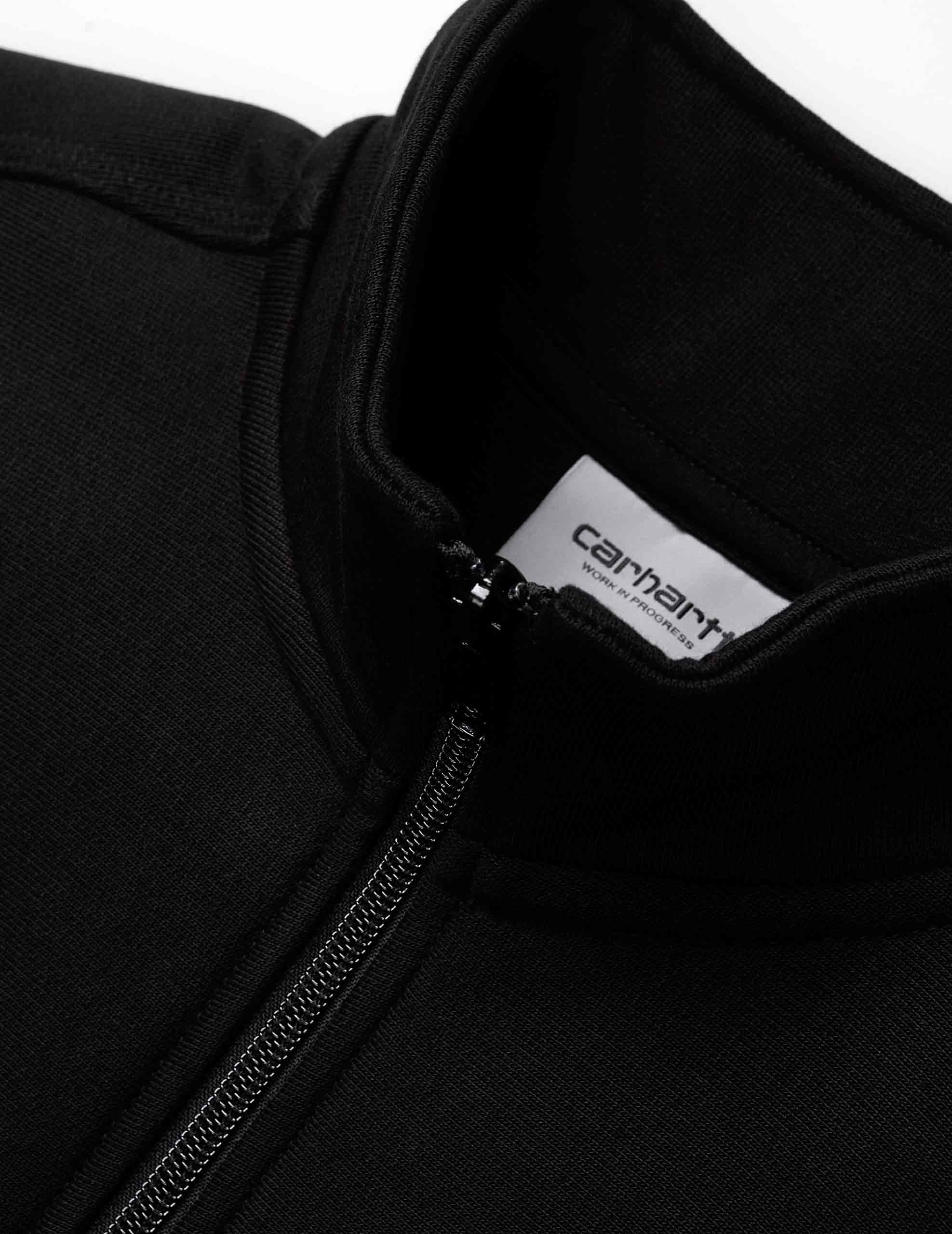 Sudadera HALF ZIP AMERICAN SCRIPT - Black