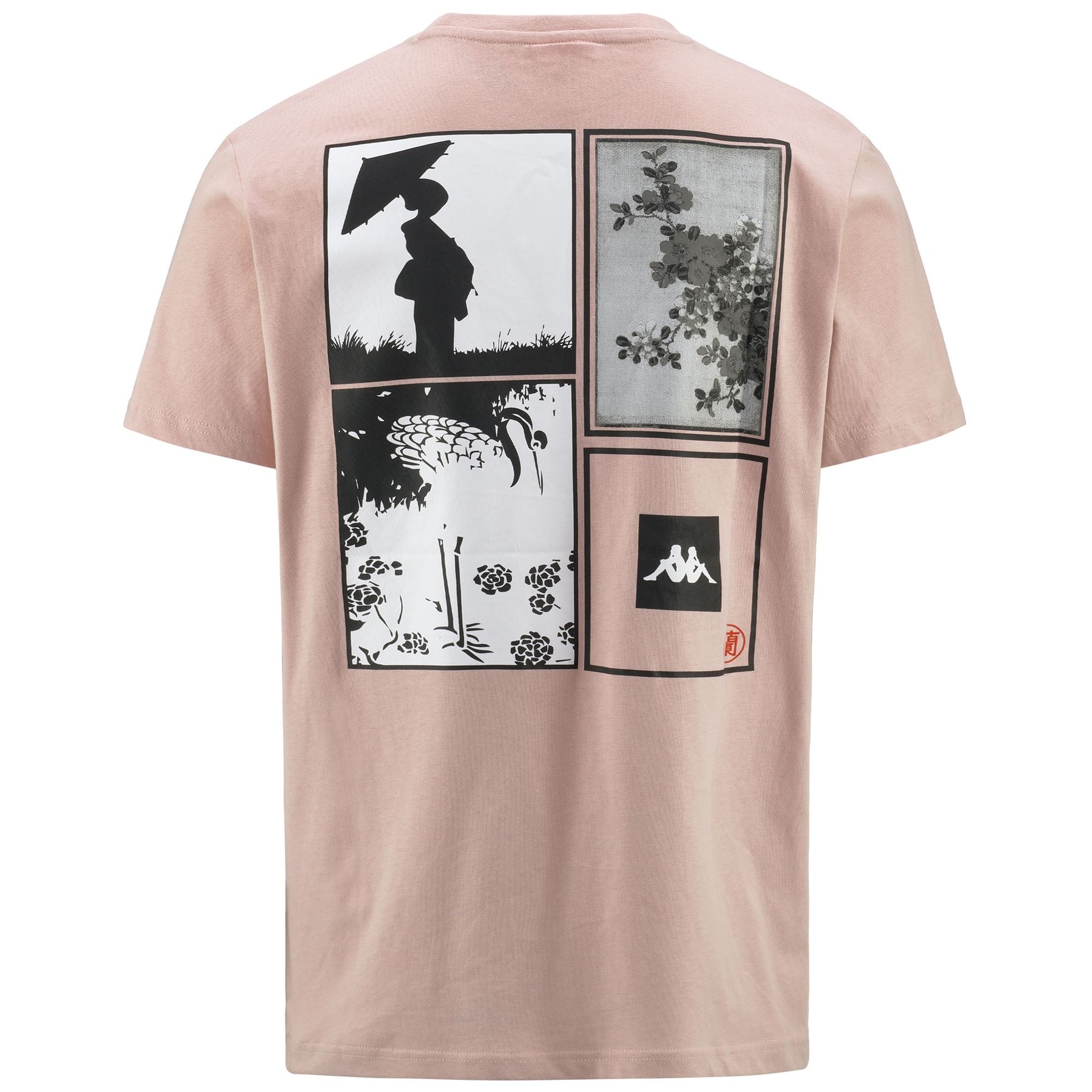 Camiseta KAPPA AUTHENTIC JPN GLIFER - Pink Skin