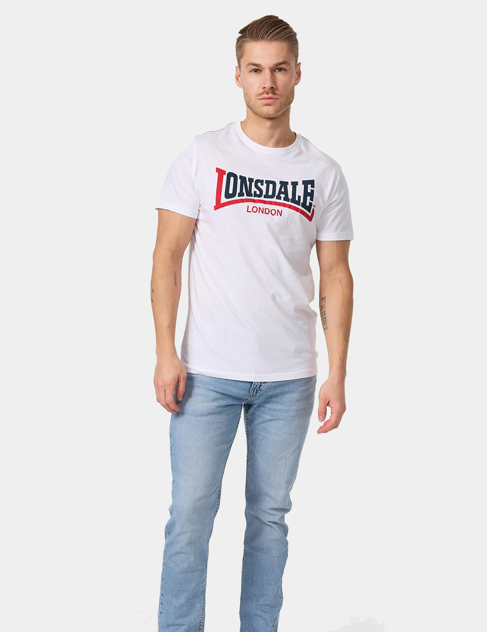 Camiseta LONSDALE TWO TONE - White
