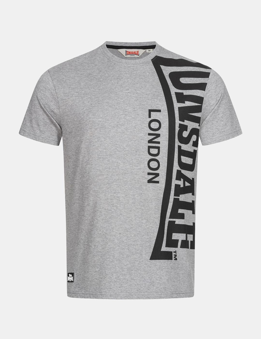 Camiseta LONSDALE HOLYROOD - Marl Grey/Black