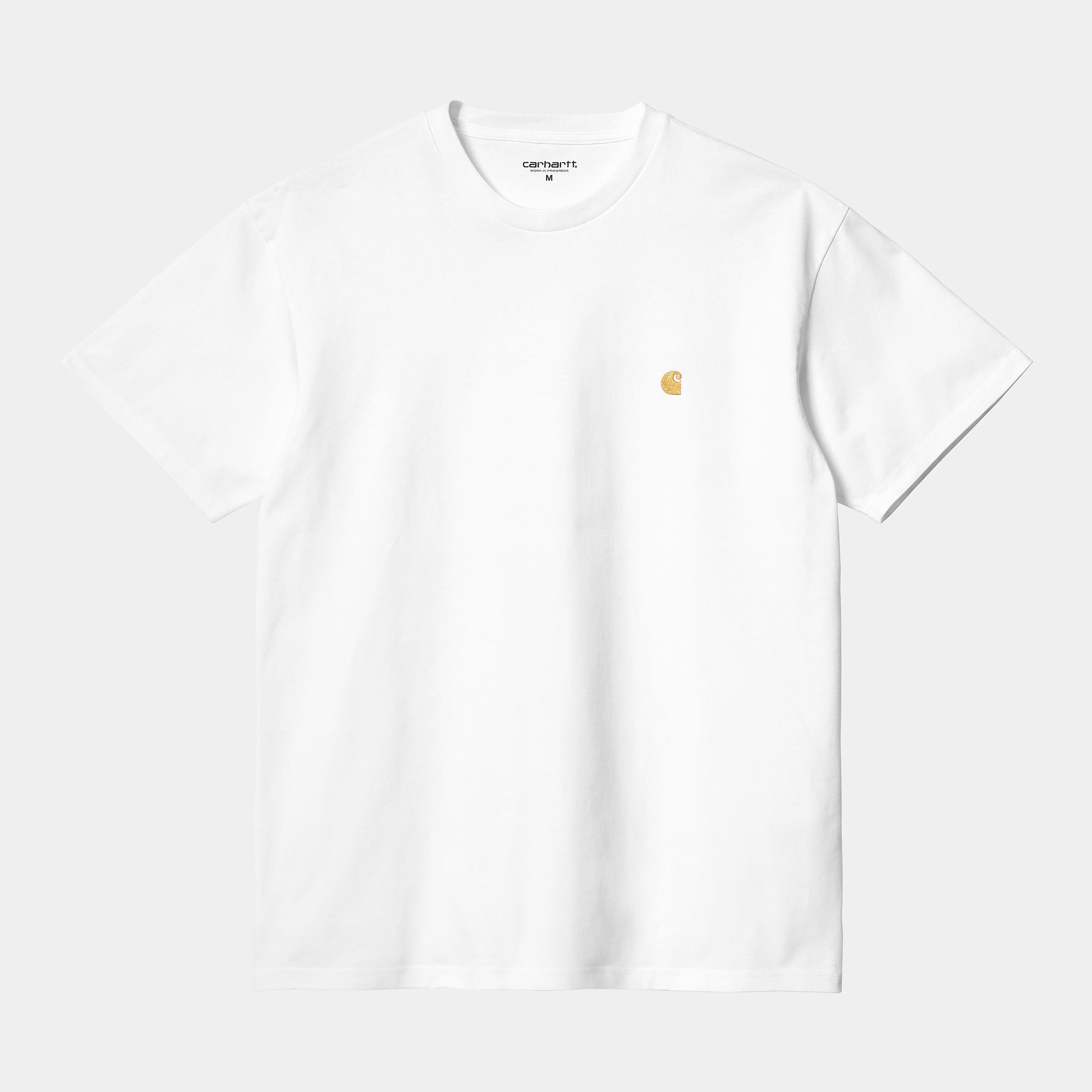 Camiseta CARHARTT WIP CHASE- White / Gold