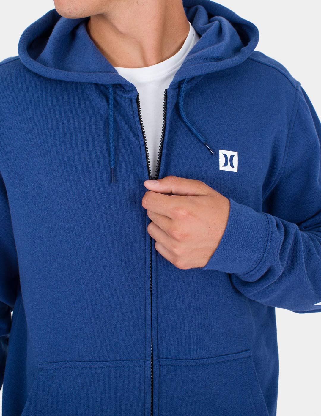 Sudadera Capucha Abierta HURLEY ICON BOXED - Blue Void