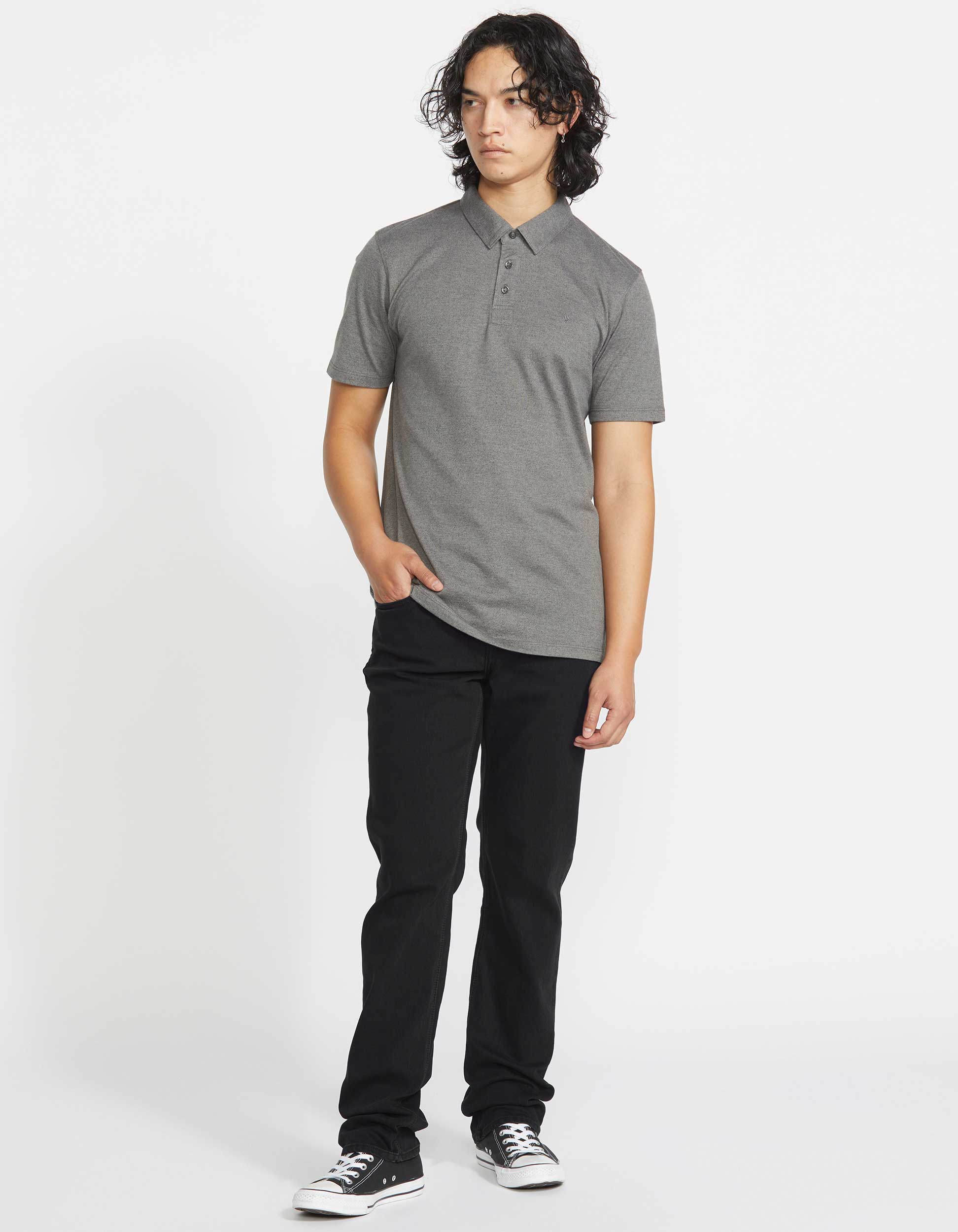 Pantalón VOLCOM SOLVER DENIM - Black Out