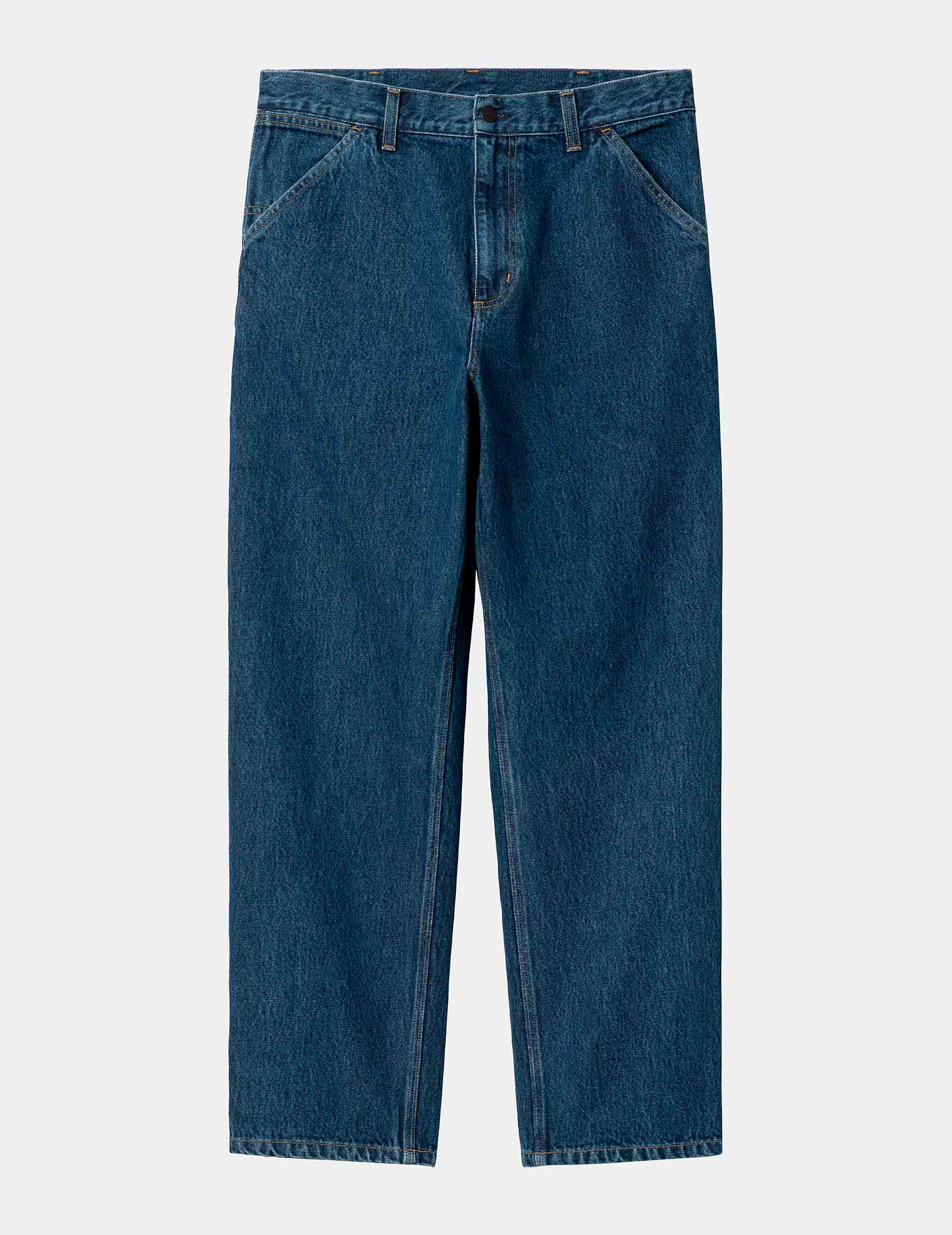 Pantalón CARHARTT WIP SINGLE KNEE - Blue Stone