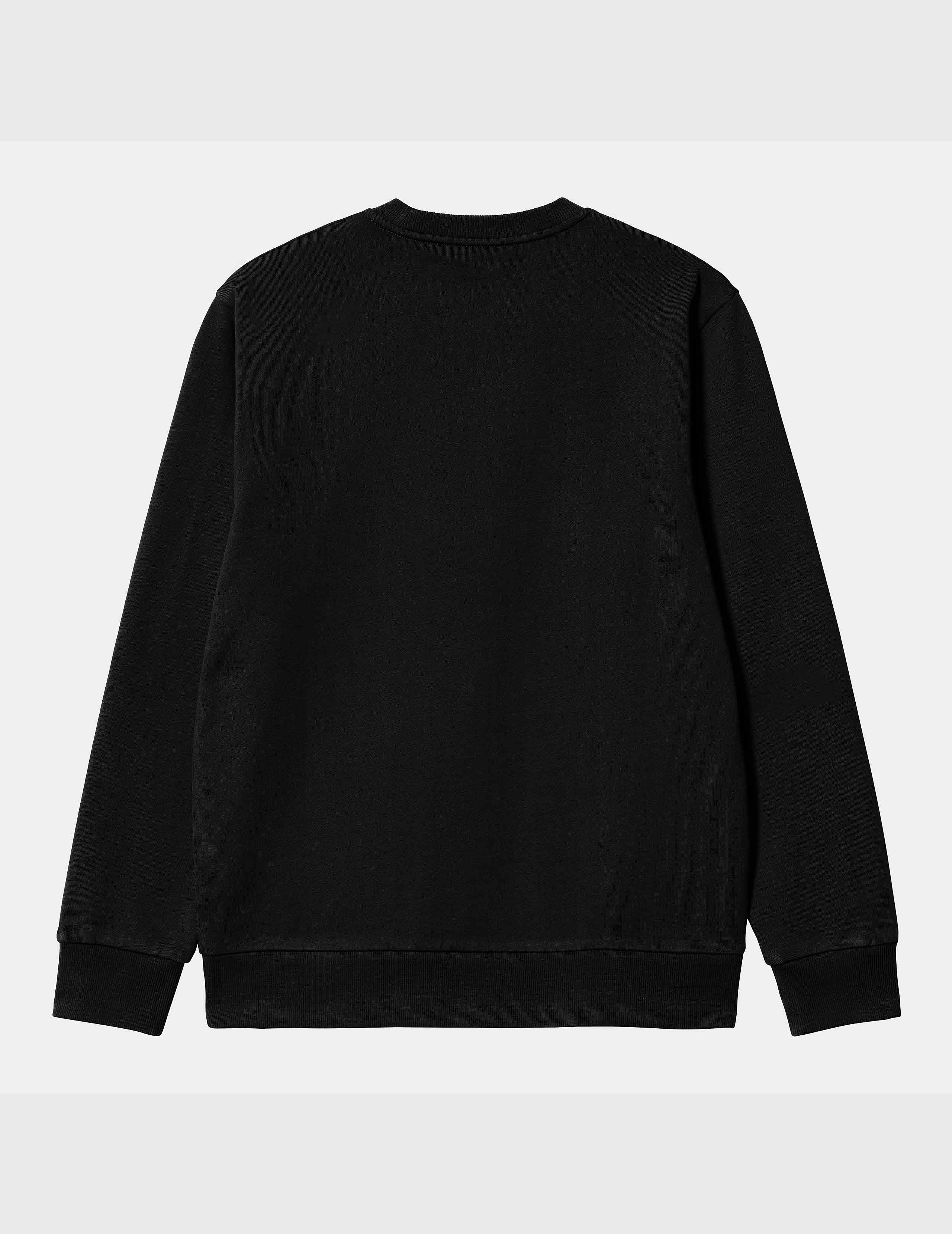 Sud. Crew CARHARTT WIP SCRIPT EMBROIDERY - Black / White