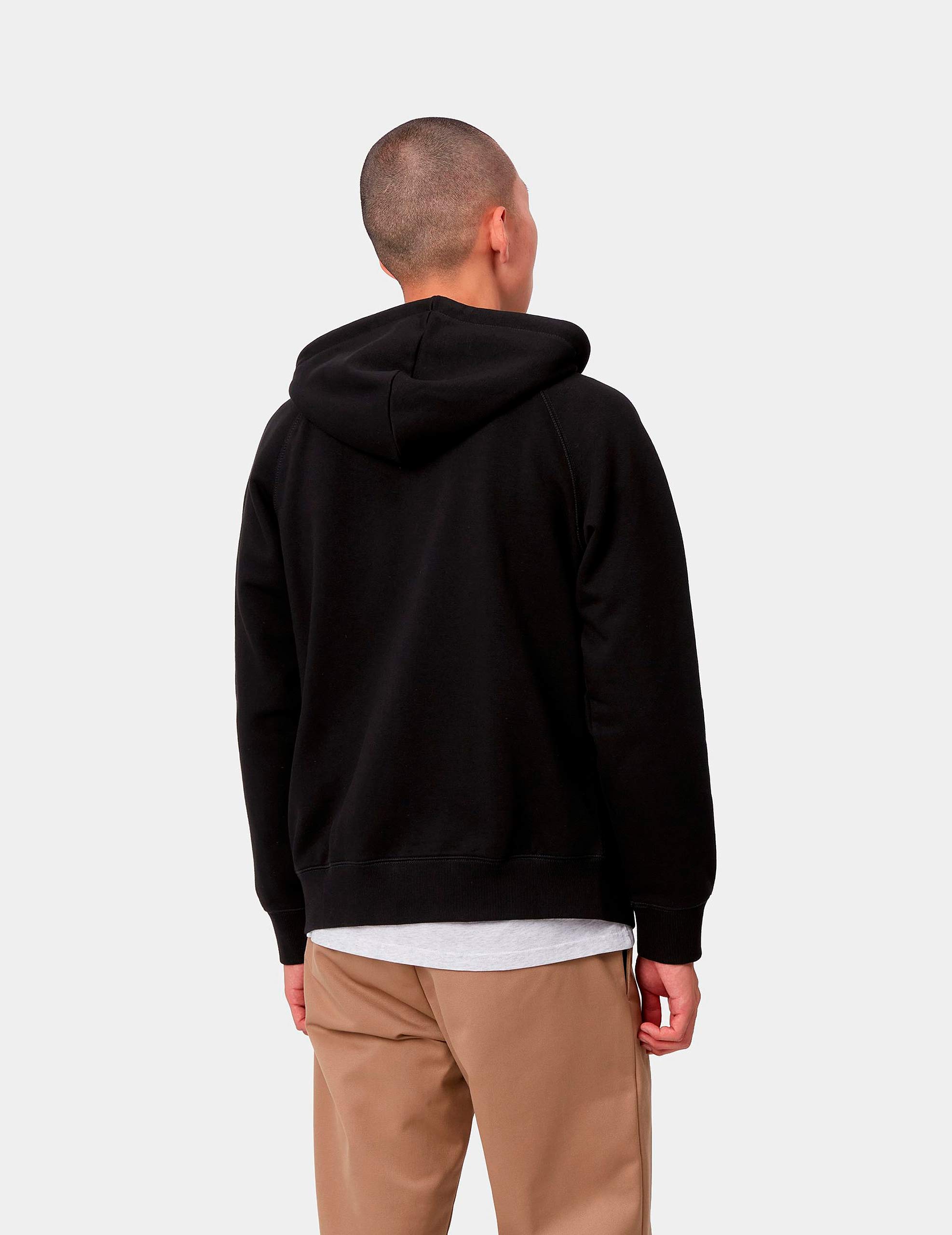 Sud. Cap. Abierta HOODED CHASE - Black / Gold