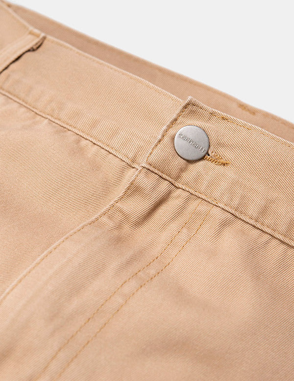 Pantalón CARHARTT WIP SINGLE KNEE - Dusty H Brown