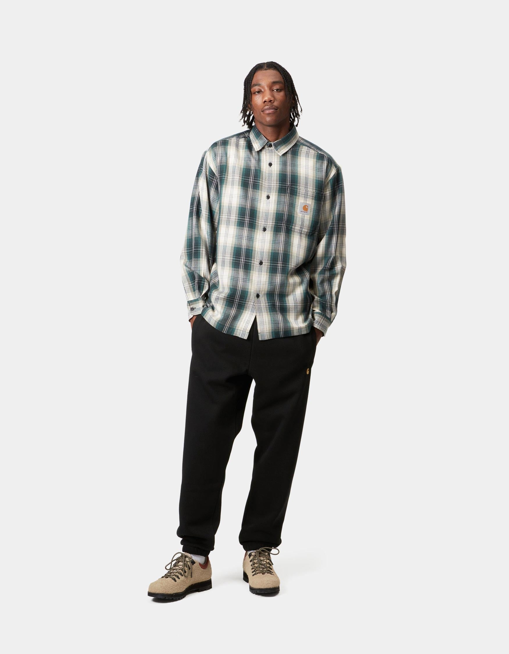 Pantalón Chándal CARHARTT WIP CHASE SWEAT - Black / Gold