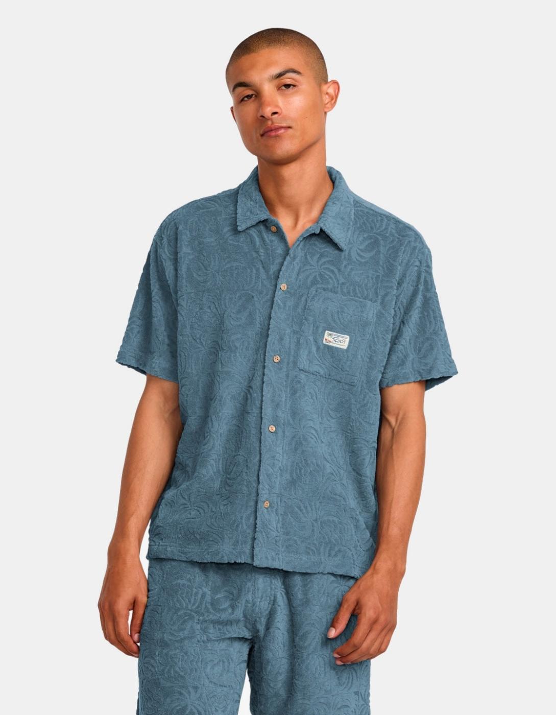 Camisa RVCA EXOTICA - Vintage Navy