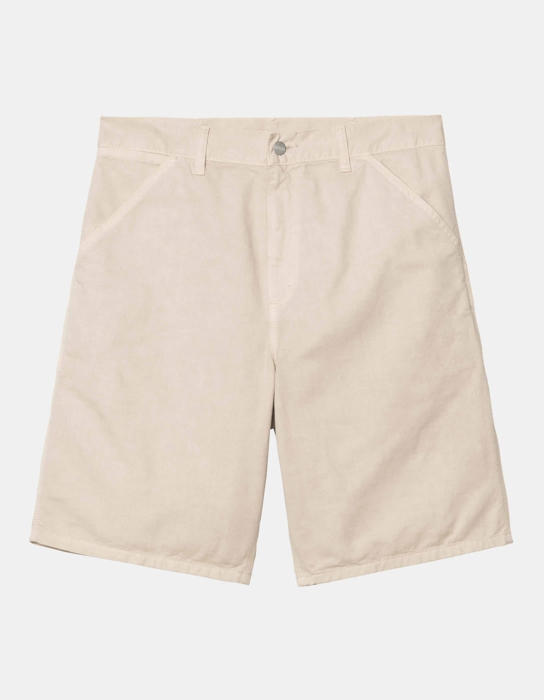 Bermuda CARHARTT WIP SINGLE KNEE - Fleur De Sel