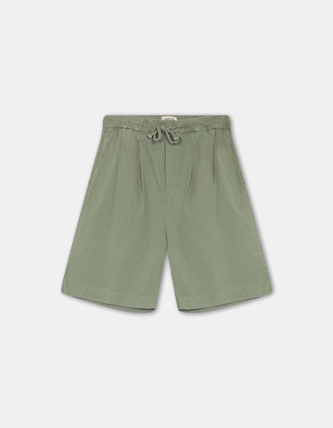 Bermuda KAOTIKO RELAXED CANVAS PINZAS - Slate