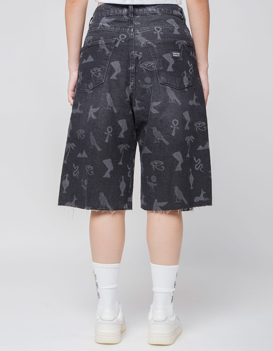 Bermuda KAOTIKO PHARAOHS DENIM - Black